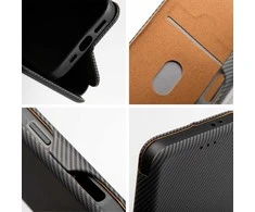 Oem FOLIO Side Magnet book dėklas skirtas Samsung Galaxy A15 pilkos spalvos