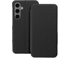 Oem FOLIO Side Magnet book dėklas skirtas Samsung Galaxy S25 PLUS juodos spalvos