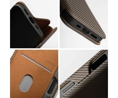 Oem FOLIO Side Magnet book dėklas skirtas Samsung Galaxy S25 PLUS rudos spalvos