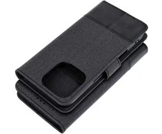 Dėklas Oem Flip case for iPhone 16 PLUS Gomma Book juodas