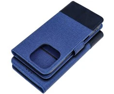 Dėklas Oem Flip case for iPhone 16 PLUS Gomma Book mėlynas