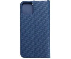 Dėklas Oem Flip case for iPhone 12 / 12 PRO Luna Book Carbon mėlynas