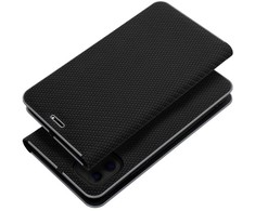 Dėklas Forcell Oem Flip case for iPhone 13 Luna Book Carbon juodas