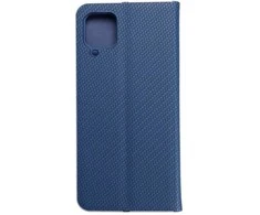 Dėklas Forcell Oem LUNA Book Carbon skirtas Samsung Galaxy A12 / M12 mėlynos spalvos