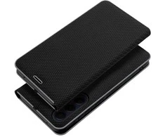 Dėklas Oem LUNA Book Carbon skirtas Samsung Galaxy A20e juodos spalvos