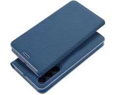 Dėklas Forcell Oem LUNA Book Carbon skirtas Samsung Galaxy A22 5G mėlynos spalvos