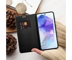 Dėklas Forcell Oem LUNA Book Carbon skirtas Samsung Galaxy A32 5G juodos spalvos