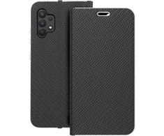 Dėklas Forcell Oem LUNA Book Carbon skirtas Samsung Galaxy A32 LTE ( 4G ) juodos spalvos