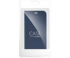 Dėklas Oem LUNA Book Carbon skirtas Samsung Galaxy A35 5G mėlynos spalvos