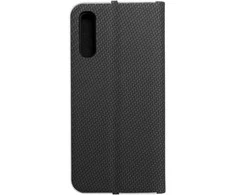 Dėklas Oem LUNA Book Carbon skirtas Samsung Galaxy A50 juodos spalvos