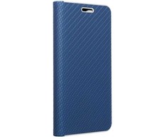 Dėklas Forcell Oem LUNA Book Carbon skirtas Samsung Galaxy A52 5G / A52 LTE ( 4G ) / A52s 5G mėlynos spalvos