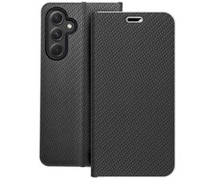 Dėklas Oem LUNA Book Carbon skirtas Samsung Galaxy A54 5G juodos spalvos