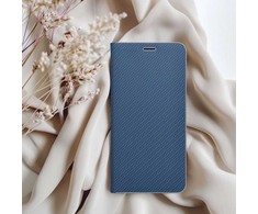 Dėklas Oem LUNA Book Carbon skirtas Samsung Galaxy A71 mėlynos spalvos