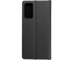 Dėklas Oem LUNA Book Carbon skirtas Samsung Galaxy S20 FE / S20 FE 5G juodos spalvos