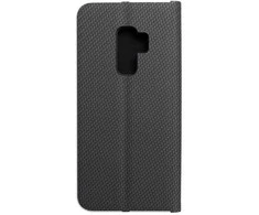 Dėklas Oem LUNA Book Carbon skirtas Samsung Galaxy S9 Plus juodos spalvos