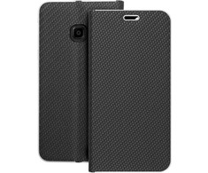 Dėklas Forcell Oem LUNA Book Carbon skirtas Samsung Galaxy Xcover 4 juodos spalvos