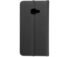 Dėklas Forcell Oem LUNA Book Carbon skirtas Samsung Galaxy Xcover 4 juodos spalvos