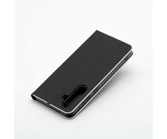 Dėklas Forcell Oem LUNA Book Carbon skirtas Samsung Galaxy Xcover 4 juodos spalvos
