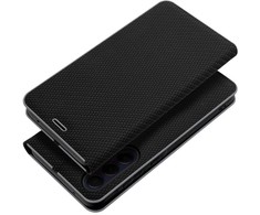 Dėklas Forcell Oem LUNA Book Carbon skirtas Xiaomi Mi 11 Lite 5G / Mi 11 Lite LTE ( 4G ) / Mi 11 Lite NE juodos spalvos