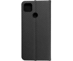 Dėklas Forcell Oem LUNA Book Carbon skirtas Xiaomi Redmi 9C / 9C NFC juodos spalvos