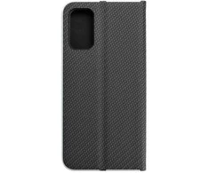 Dėklas Forcell Oem LUNA Book Carbon skirtas Xiaomi Redmi Note 10 5G / Poco M3 Pro / Poco M3 Pro 5G juodos spalvos
