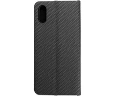 Dėklas Forcell Oem LUNA Book Carbon skirtas Xiaomi Redmi 9AT / Redmi 9A juodos spalvos