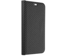 Dėklas Forcell Oem LUNA Book Carbon skirtas Xiaomi Redmi 9AT / Redmi 9A juodos spalvos