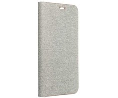 Dėklas Forcell Oem LUNA Book Gold skirtas Samsung Galaxy A12 / M12 sidabro spalvos