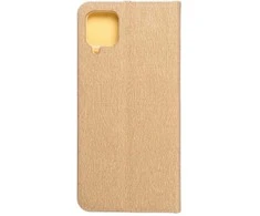 Dėklas Forcell Oem LUNA Book Gold skirtas Samsung Galaxy A12 / M12 aukso spalvos
