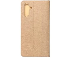 Dėklas Forcell Oem LUNA Book Gold skirtas Samsung Galaxy A13 5G / A04S aukso spalvos