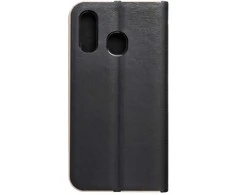 Dėklas Oem LUNA Book Gold skirtas Samsung Galaxy A40 juodos spalvos