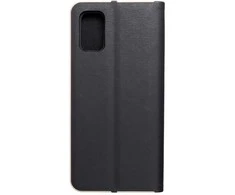 Dėklas Oem LUNA Book Gold skirtas Samsung Galaxy A41 juodos spalvos