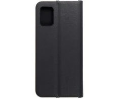 Dėklas Oem LUNA Book Gold skirtas Samsung Galaxy A51 juodos spalvos
