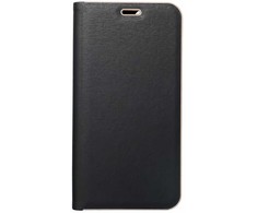 Dėklas Oem LUNA Book Gold skirtas Samsung Galaxy S24 Ultra juodos spalvos