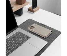 Dėklas Oem LUNA Book Gold skirtas Xiaomi Redmi Note 13 5G sidabro spalvos