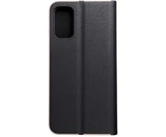 Dėklas Forcell Oem LUNA Book Gold skirtas Xiaomi Redmi Note 10 5G / Poco M3 Pro / Poco M3 Pro 5G juodos spalvos