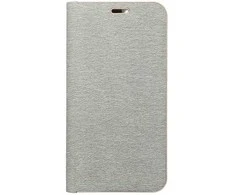 Dėklas Oem LUNA Book Gold skirtas Xiaomi Redmi Note 13 5G sidabro spalvos