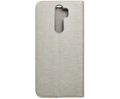 Dėklas Oem LUNA Book Gold skirtas Xiaomi Redmi Note 8 Pro sidabro spalvos