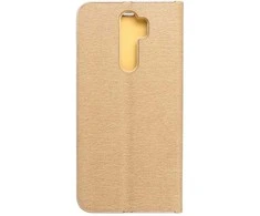 Partner Telecom Dėklas su klapką na Xiaomi Redmi NOTE 8 PRO Luna Book Gold auksinė