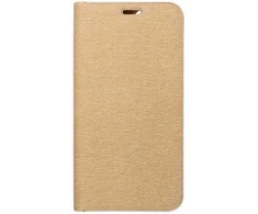 Dėklas Oem LUNA Book Gold skirtas Xiaomi Redmi Note 13 PRO 4G / POCO M6 Pro 4G aukso spalvos
