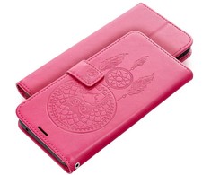 Oem MEZZO Book dėklas skirtas Samsung Galaxy A12 / M12 dreamcatcher magenta