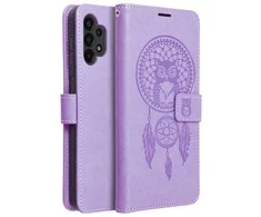 Forcell Oem MEZZO Book dėklas skirtas Samsung Galaxy A13 4G dreamcatcher violetinės spalvos
