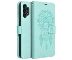 Forcell Oem MEZZO Book dėklas skirtas Samsung Galaxy A13 4G dreamcatcher žalios spalvos
