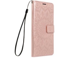 Forcell Oem MEZZO Book dėklas skirtas Samsung Galaxy A32 5G mandala rožinio aukso spalvos