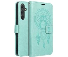 Oem MEZZO Knygų dėklas SAMSUNG A54 5G Dreamcatcher žalias
