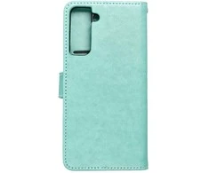 Forcell Oem MEZZO Book dėklas skirtas Samsung Galaxy S21 mandala žalios spalvos