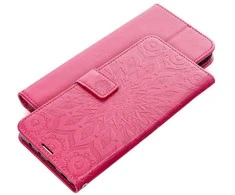 Oem MEZZO Book dėklas skirtas Samsung Galaxy S24 mandala magenta