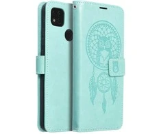 Forcell Oem MEZZO Book dėklas skirtas Xiaomi Redmi 9C / 9C NFC dreamcatcher žalios spalvos