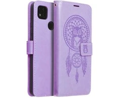 Forcell Oem MEZZO Book dėklas skirtas Xiaomi Redmi 9C / 9C NFC dreamcatcher violetinės spalvos