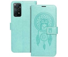 Forcell Oem MEZZO Book dėklas skirtas Xiaomi Redmi Note 11 / 11S dreamcatcher žalios spalvos